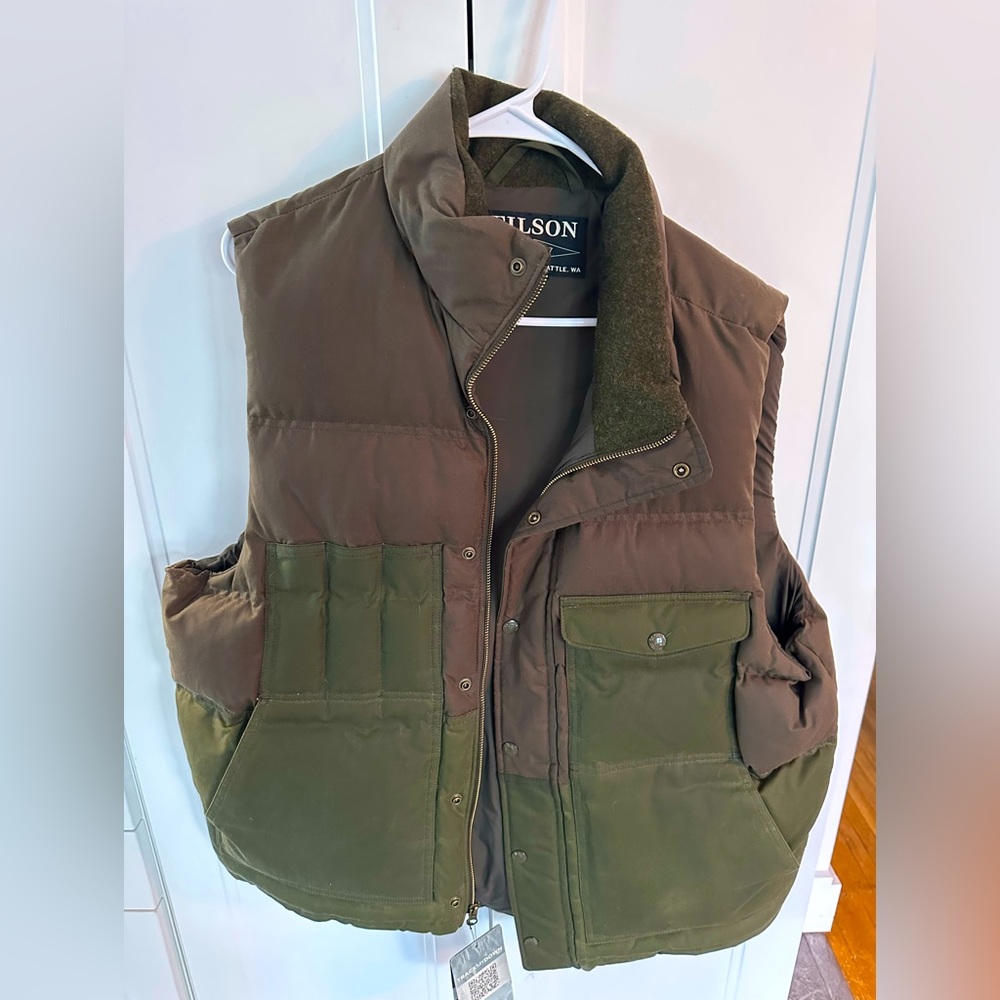 Filson Down Cruiser Vest Large